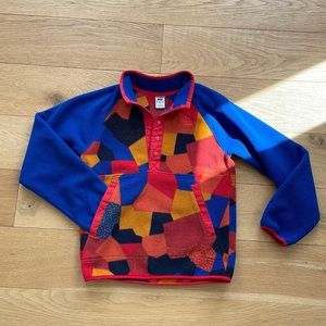🦘REI CO-OP 🦘Kids 10-12 Snap Fleece Kangaroo Pocket